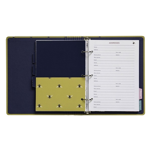 Bee Print Home Organiser File By Joules
